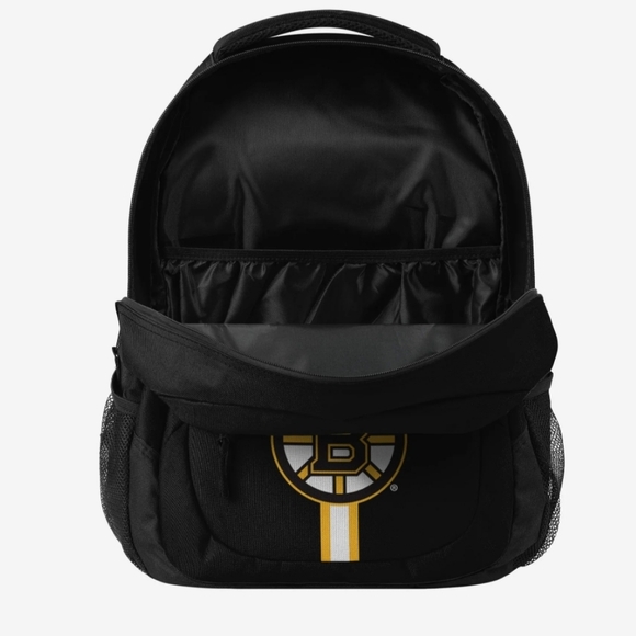 NHL BOSTON BRUINS HOCKEY CANVAS  BACKPACK - Picture 2 of 3